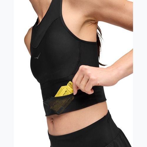 Sutien sportiv HOKA Race Day negru/negru