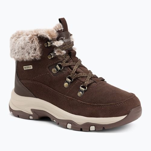 Încălțăminte pentru femei Skechers Trego Snow Worries chocolate