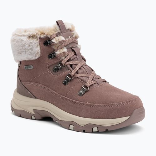 Încălțăminte pentru femei Skechers Trego Snow Worries mauve