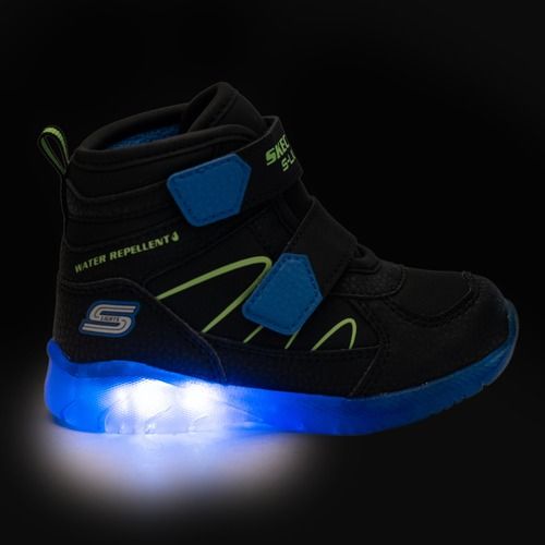 Încălțăminte pentru copii SKECHERS Illumi-Brights Splash Beams black/blue/lime