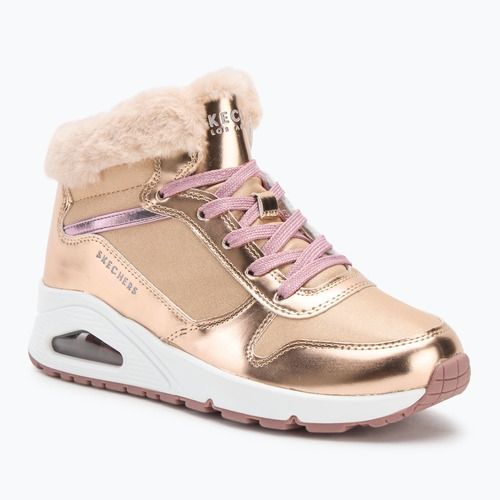 Încălțăminte pentru copii SKECHERS Uno Cozy On Air rose gold