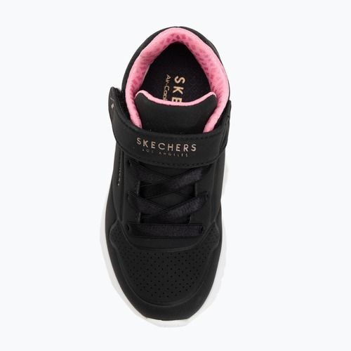 Încălțăminte pentru copii SKECHERS Uno Lite  black/rose gold