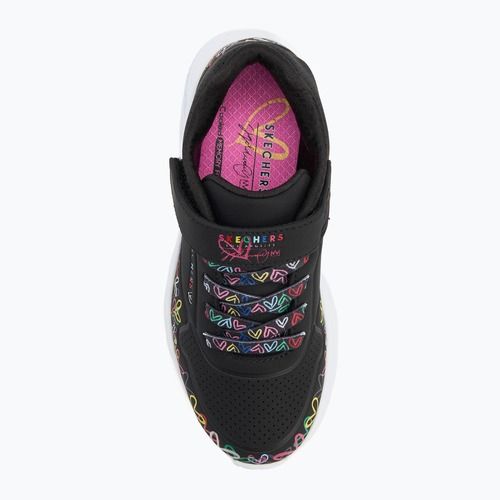 Pantofi pentru copii SKECHERS Uno Lite Heart Craze negru/multicolor