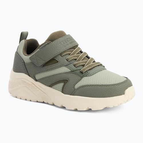 Încălțăminte pentru copii SKECHERS Uno Lite Echo Surge olive