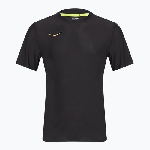 Tricou de alergare pentru bărbați HOKA Airolite 2.0 black/gold