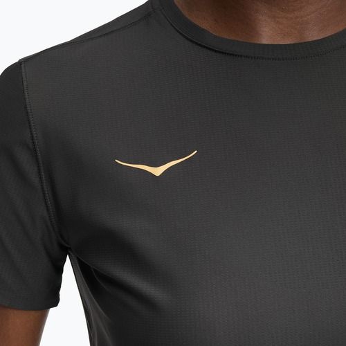 Tricou de alergare pentru femei HOKA Airolite 2.0 black/gold