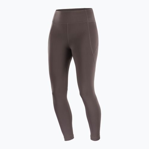 Colanți de alergare pentru femei Salomon SHAKEout Bliss 25" coffee bean
