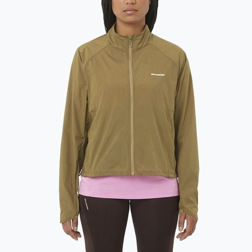 Geacă de alergare pentru femei Salomon Shakeout Fly brilliant olive