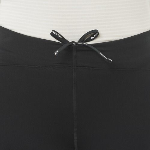 Colanți de alergare pentru femei Salomon Shakeout Core Warm deep black
