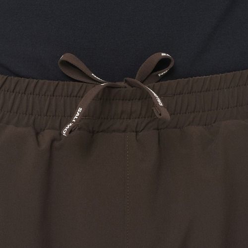 Pantaloni scurți de alergare pentru bărbați Salomon Shakeout C 2IN1 7" coffee bean