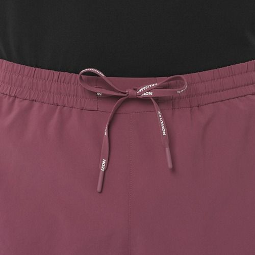 Pantaloni scurți de alergare pentru bărbați Salomon Shakeout C 2IN1 7" nocturne