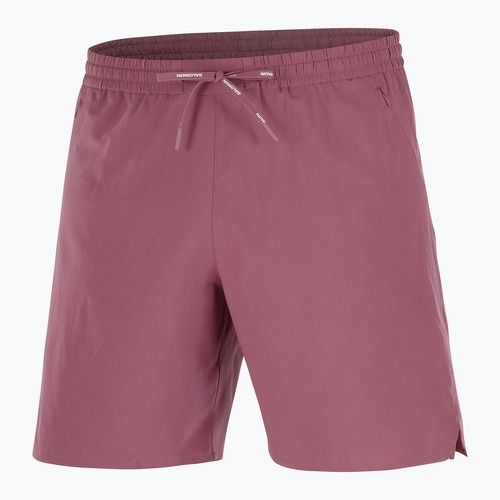 Pantaloni scurți de alergare pentru bărbați Salomon Shakeout C 2IN1 7" nocturne