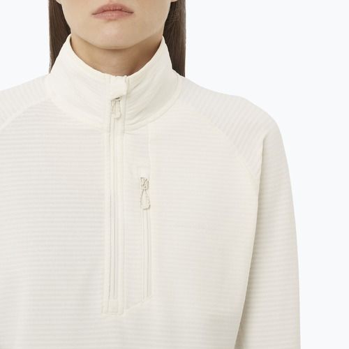 Bluză de drumeție pentru femei Salomon Essential Lightwarm Half Zip whisper white