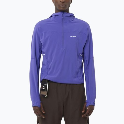 Bluză pentru bărbați Salomon Sense Aero Half Zip Hoodie libery
