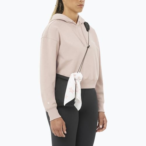 Hanorac de drumeție pentru femei Salomon Short Hoodie etherea