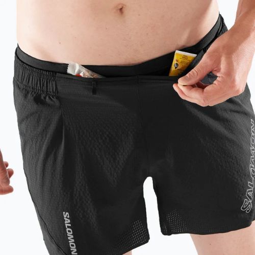 Pantaloni scurți de alergare pentru bărbați Salomon Sense Aero 5" black