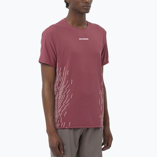 Tricou de alergare pentru bărbați Salomon Sense Aero GFX nocturne