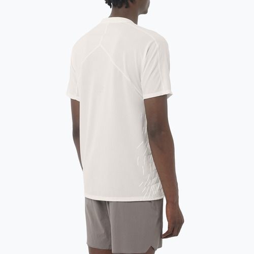 Tricou de alergare pentru bărbați Salomon Sense Aero GFX whisper white