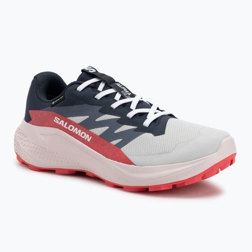 Încălțăminte de alergare pentru femei Salomon Alphaglide GTX lunar rock/blue night/rouge red