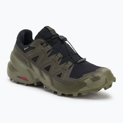 Încălțăminte de alergare pentru bărbați Salomon Speedcross 6 GTX black/peat/deep lichen green
