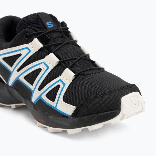Încălțăminte de alergare pentru copii Salomon Speedcross Waterproof black/vanilla ice/french blue