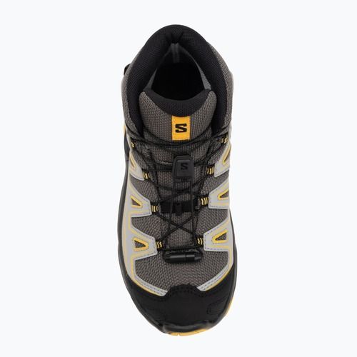 Încălțăminte de trekking pentru copii Salomon X Ultra Mid GTX castlerock/black/spicy/mustard