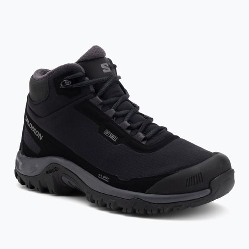 Încălțăminte de trekking pentru femei Salomon Shelter WP black/asphalt/castlerock