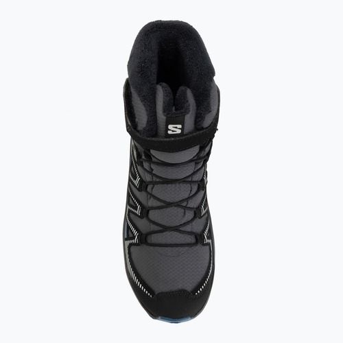 Încălțăminte de drumeție pentru copii Salomon XA Pro V8 Winter Waterproof turbulence / black / dark blue