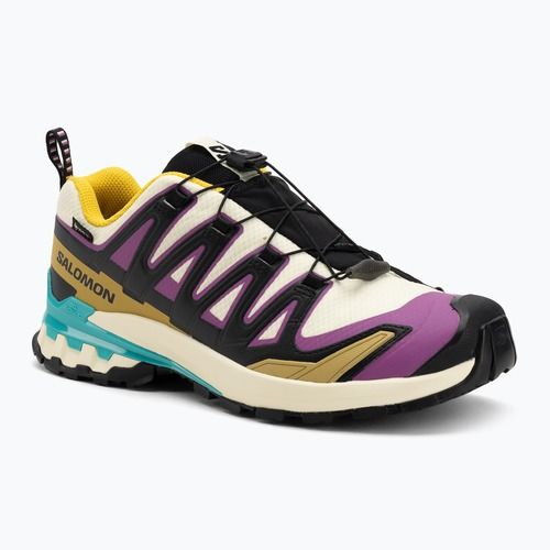 Încălțăminte de alergare pentru bărbați Salomon XA PRO 3D V9 GTX transparent yellow/black/waterfall