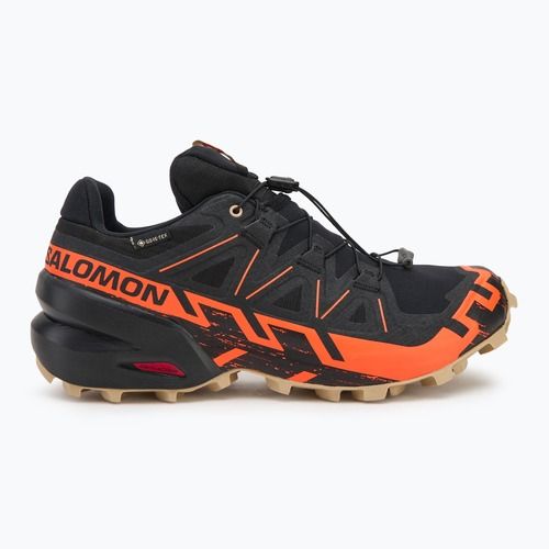 Încălțăminte de alergare pentru bărbați Salomon Speedcross 6 GTX black/shocking orange/white pepper