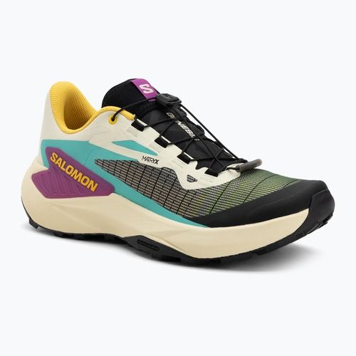 Încălțăminte de alergare pentru bărbați Salomon Genesis transparent yellow/black/willowherb
