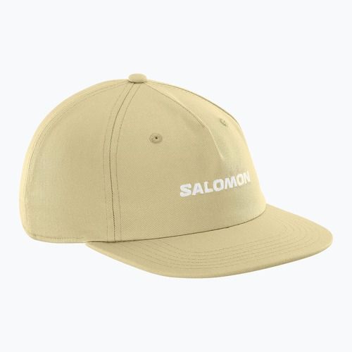 Șapcă  Salomon Logo Flat gri verde