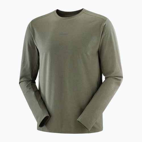 Longsleeve pentru bărbați Salomon Trackline frunză de viță-de-vie