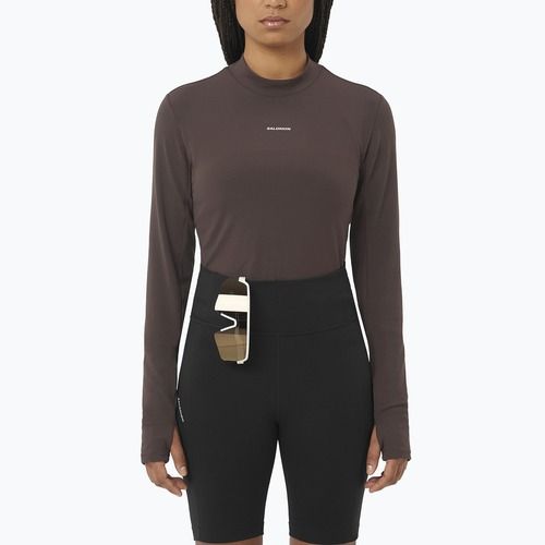 Longsleeve dealergare pentru femei Salomon Bliss coffee bean
