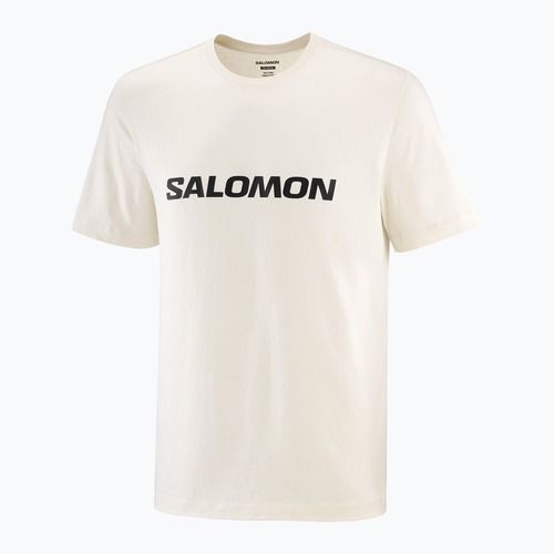Tricou pentru bărbați Salomon Logo whisper white