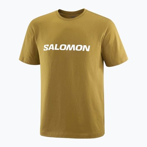 Tricou pentru bărbați Salomon Logo brilliant olive