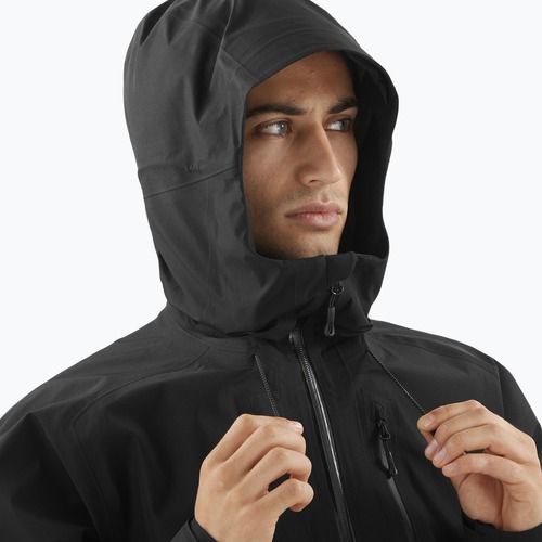 Geacă softshell pentru bărbați Salomon Outline 3l GTX deep black