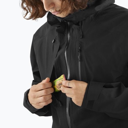 Geacă softshell pentru bărbați Salomon Outline 3l GTX deep black