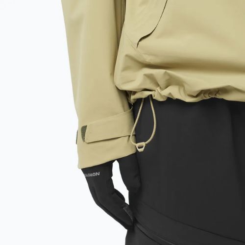 Geacă softshell pentru bărbați Salomon Outherpath Pro 2.5 l gray green/grape leaf