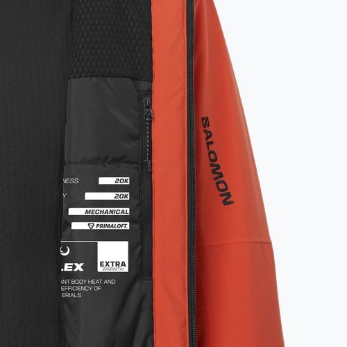 Geacă de schi pentru bărbați Salomon Brilliant 2.0 cherry tomato