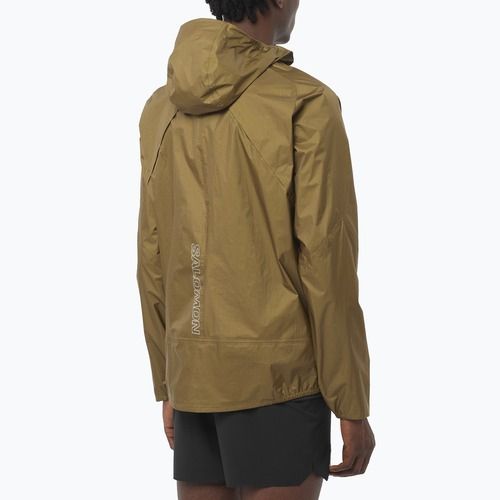 Geacă de alergare pentru bărbați Salomon Bonatti Waterproof brilliant olive
