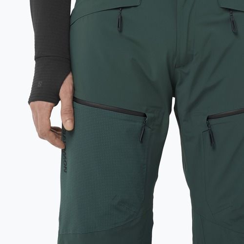 Pantaloni de schi pentru bărbați Salomon Spectral green gables