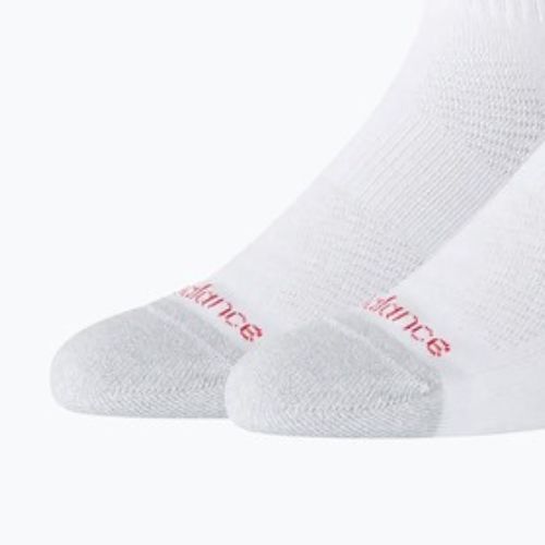 Șosete New Balance Active Premium Crew Quarter 2 pairs white
