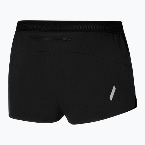 Pantaloni scurți de alergare pentru bărbați Mizuno Tech Light Split 1.5" black