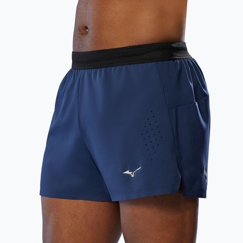 Pantaloni scurți de alergare pentru bărbați Mizuno Tech Light 3.5" estate blue