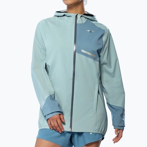 Geacă de alergare pentru femei Mizuno Waterproof 20K ER cloud blue