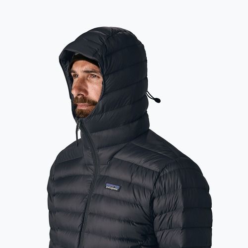 Geacă de puf pentru bărbați Patagonia Down Sweater Hoody black