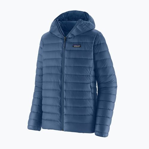 Geacă de puf pentru bărbați Patagonia Down Sweater Hoody clement blue