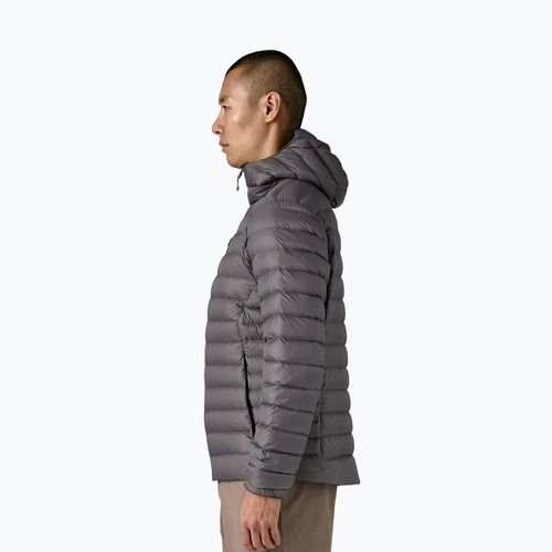 Geacă de puf pentru bărbați Patagonia Down Sweater Hoody forge grey w/forge grey