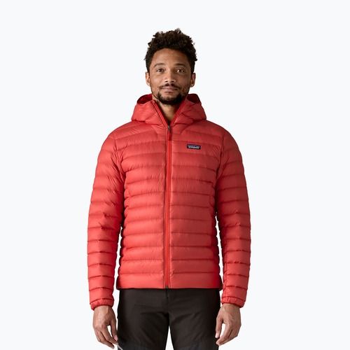Geacă de puf pentru bărbați Patagonia Down Sweater Hoody amanita red